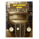 Search for car notebooks Old