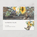 Search for cowboy boot save the dates Sunflowers