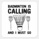 Search for badminton game stickers Sport