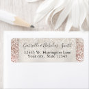 Search for glitz and glam return address labels Glitter