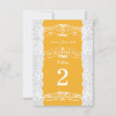 Search for yellow wedding table cards Rustic