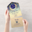 Search for galaxy wedding invitations Blue