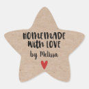 Search for love star stickers Made with love