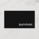 Search for survivor business cards Cancer