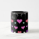 Search for colorful hearts mugs Sweet