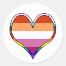 Search for lesbian pride stickers Heart