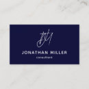 Search for navy blue business cards Sophisticated