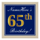 Search for 65th birthday posters Elegant