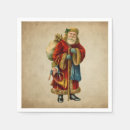 Search for vintage santa claus napkins Old fashioned