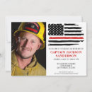 Search for fireman retirement invitations First responder