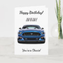 Search for sports car birthday cards Classic