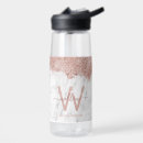 Search for pink marble water bottles Girly