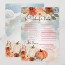 Search for fall baby girl shower invitations A little pumpkin