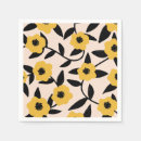 Search for flower napkins Yellow