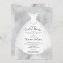 Search for gown bridal shower invitations Elegant