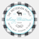 Search for round return address labels Rustic