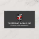 Search for checkered flag business cards Mechanic