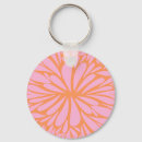 Search for retro floral key rings Colourful