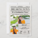 Search for newspaper graduation invitations announcements Stylish