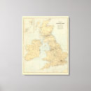 Search for british isles map canvas prints England