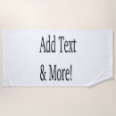 Search for your logo beach towels Text