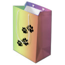 Search for paw print gift bags Black