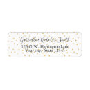 Search for confetti wedding return address labels Glam