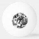 Search for dragons ping pong balls Illustration