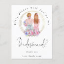 Search for girls bridesmaid cards Modern