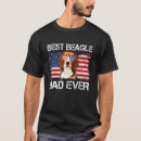Search for beagle mens tshirts Flag