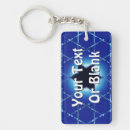 Search for blue glass key rings Geometric