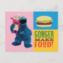 Search for cookie monster foodie truck postcards Sesame street