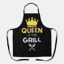 Search for queen of the grill aprons Crown