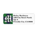 Search for plaid return address labels Clan