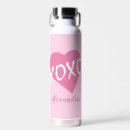 Search for valentine water bottles Xoxo