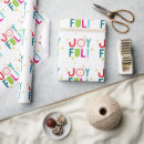 Search for joyful wrapping paper Festive