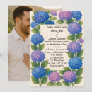 Search for purple hydrangea wedding invitations Blue