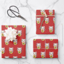 Search for lucky cat wrapping paper Maneki neko