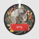 Search for cat photo christmas tree decorations Script