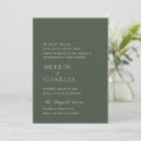 Search for moss wedding invitations Formal