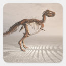 Search for dinosaur bones stickers Paleontology