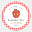 Search for apple birthday stickers Red
