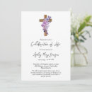 Search for purple celebration life invitations Floral
