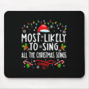 Search for sing christmas mousepads Humour