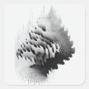 Search for optical art stickers Black and white