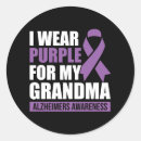 Search for alzheimers stickers Purple