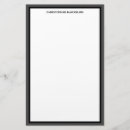 Search for black bordered stationery paper Masculine