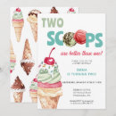 Search for ice cream scoop birthday invitations For kids