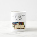 Search for too many books mugs Bibliophile