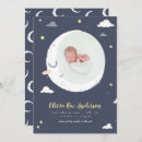 Search for moon birth announcement cards Cute